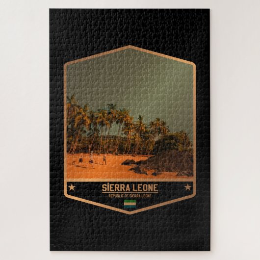 Sierra Leone Legpuzzel (Verticaal)