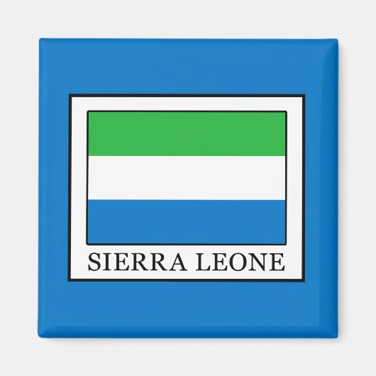Sierra Leone Magneet (Voorkant)