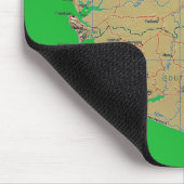 Sierra Leone Map Mousepad Muismat (Hoek)