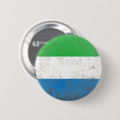 Sierra Leone Ronde Button 5,7 Cm (Voorkant /achterkant)