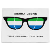 Sierra Leone Shades aangepaste tekst en cadeautas  (Voorkant)