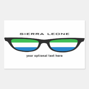 Sierra Leone Shades autocollants personnalisés