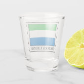Sierra Leone Shot Glas (Achterkant)