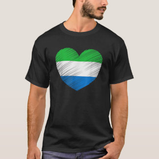 Sierra Leone Sierra Leone Sierra Leone vlag Pride T-shirt