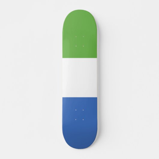 Sierra Leone Skateboard (Voorkant)