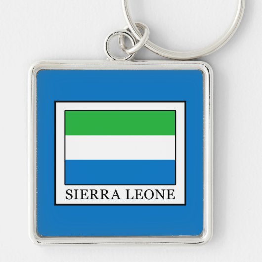 Sierra Leone Sleutelhanger (Voorkant)