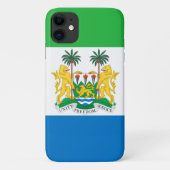 Sierra Leone Vlag & Emblem Case-Mate iPhone Case (Achterkant)