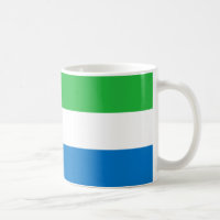 Sierra Leone Vlag Keramische Koffie Mok