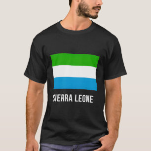 Sierra Leone Vlag Shirt Sierra Leoniaan