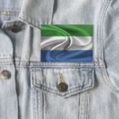 Sierra Leone-vlagknop Button (Insitu)
