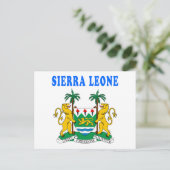 Sierra Leone - wapenschild Design Briefkaart (Staand voorkant)