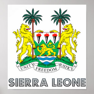 Sierra Leone wapenstilstand Poster