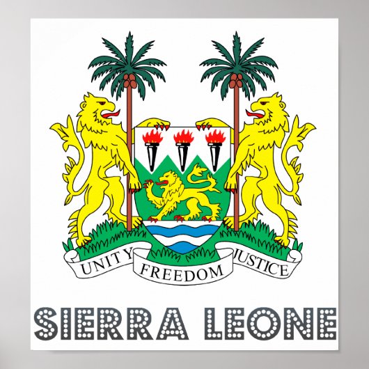 Sierra Leone wapenstilstand Poster (Voorkant)