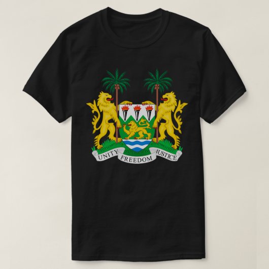 Sierra Leone wapenstilstand T-shirt (Design voorkant)