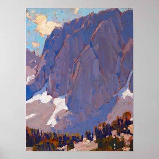 Sierra Monument van Edgar Payne Poster (Voorkant)