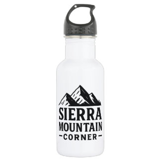 Sierra Mountain Corner – Adventure Logo Design Waterfles