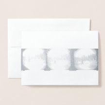 Sierra Mountain Snowstorm - Snowy Pines Kaart