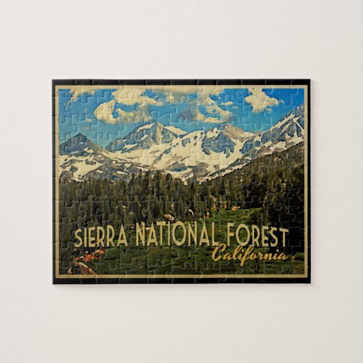 Sierra National Forest California Legpuzzel (Horizontaal)