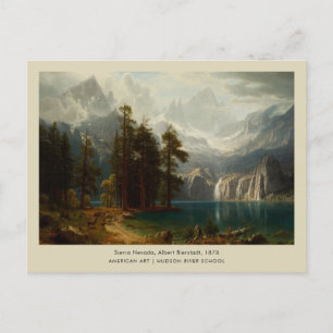 Sierra Nevada Albert Bierstadt landschap Fine Art Briefkaart