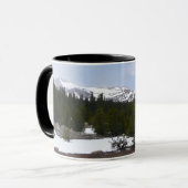 Sierra Nevada bergen en sneeuw op Yosemite Mok (Voorkant links)