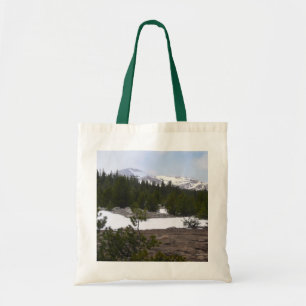 Sierra Nevada bergen en sneeuw op Yosemite Tote Bag
