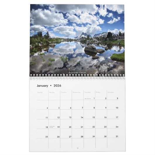 Sierra Nevada - Calendrier (Jan 2026)