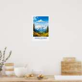 Sierra Nevada Californië Reisprint Poster (Keuken)