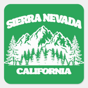Sierra Nevada, Californië Vierkante Sticker