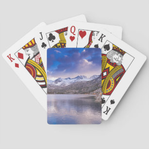 Sierra Nevada-gebergte, Herfst, CA Pokerkaarten
