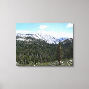 Sierra Nevada-gebergte II vanuit Yosemite Canvas Afdruk