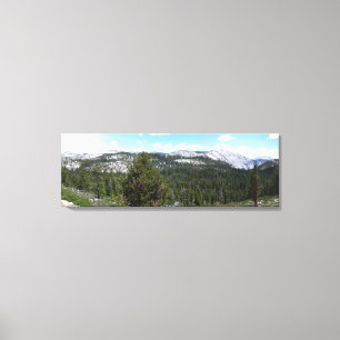 Sierra Nevada-gebergte II vanuit Yosemite Canvas Afdruk
