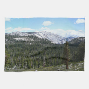 Sierra Nevada-gebergte II vanuit Yosemite Theedoek
