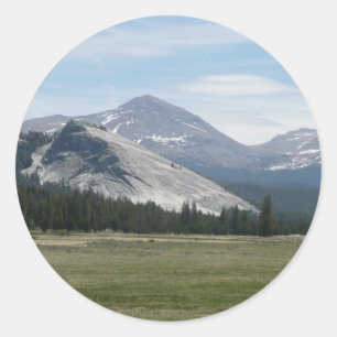 Sierra Nevada-gebergte III Yosemite National Park Ronde Sticker