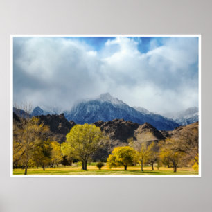 Sierra Nevada-herfstlandschap - Californië-wandkun Poster