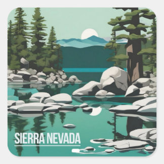 Sierra Nevada, Lake Tahoe gebied Sticker