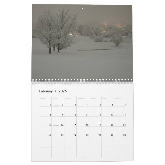 Sierra Nevada Mountain Range Kalender (Feb 2026)