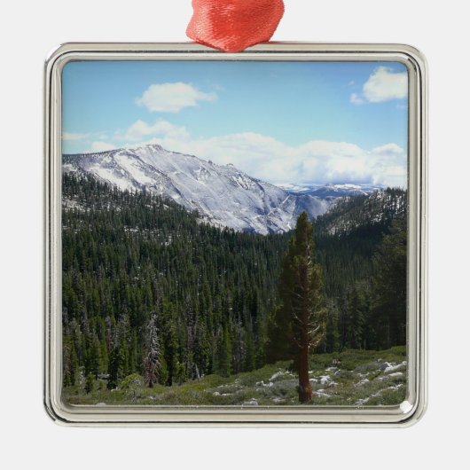 Sierra Nevada Mountains II uit Yosemite Metalen Ornament (Voorkant)