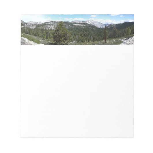 Sierra Nevada Mountains II uit Yosemite Notitieblok (Voorkant)