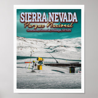 SIERRA NEVADA NATIONAAL PARK - ANDALUSIA SPANJE POSTER