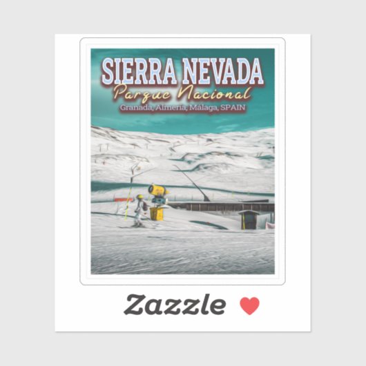 SIERRA NEVADA NATIONAAL PARK - ANDALUSIA SPANJE STICKER (Vel)