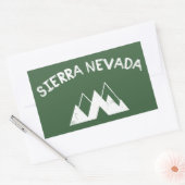 Sierra Nevada Rechthoekige Sticker (Envelop)