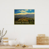 Sierra Nevada Spanje Poster (Keuken)
