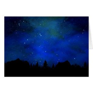 Sierra Nevadas Night Sky