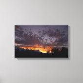Sierra Sunset 1 omwikkelde canvas print (Voorkant)