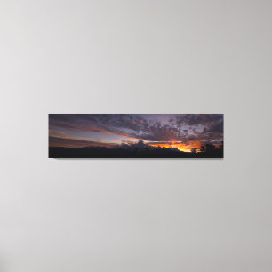 Sierra Sunset Panoramic Wrapped Canvas