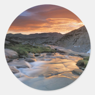 Sierra Wave over Yosemite Ronde Sticker