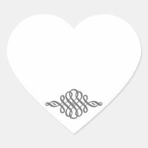 sierspoeling hart sticker