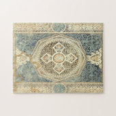 siertapijt met  geometrisch ontwerp legpuzzel (Horizontaal)