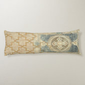 siertapijt met  geometrisch ontwerp lichaamskussen (Achterkant)