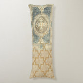 siertapijt met  geometrisch ontwerp lichaamskussen (Voorkant Verticaal)